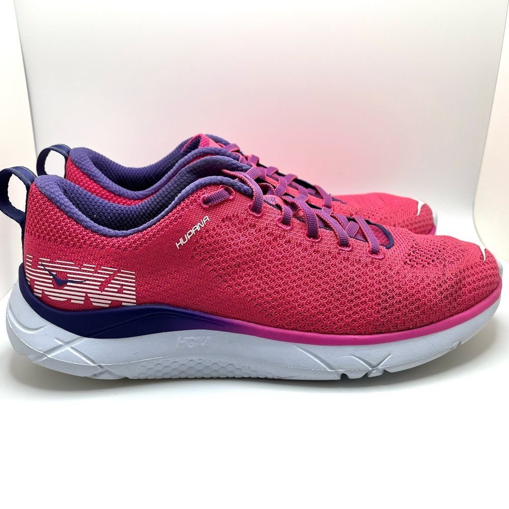 HOKA ONE ONE Hupana Pink Purple Women’s 9 Running Sneakers - Picture 3 of 8